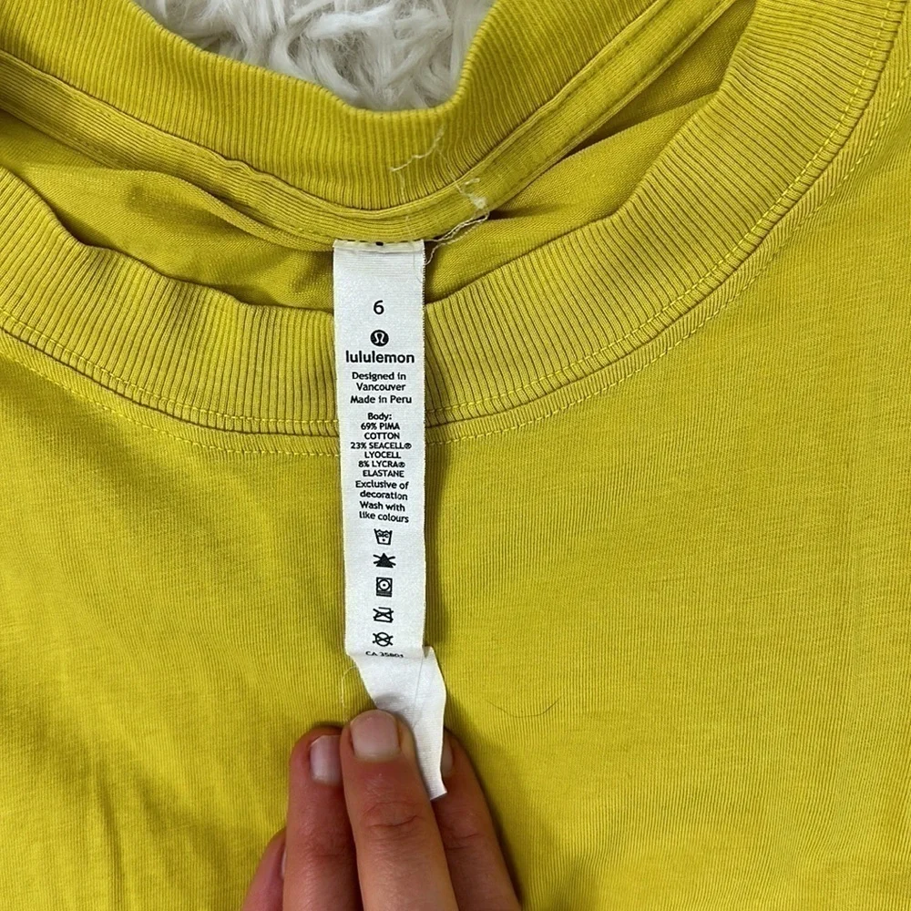 Lululemon All Yours Boyfriend Tank Soleil
